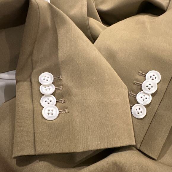 Derek Lam 10 Crosby One Button Blazer Embroidered Coat Size 4 - Picture 9 of 9